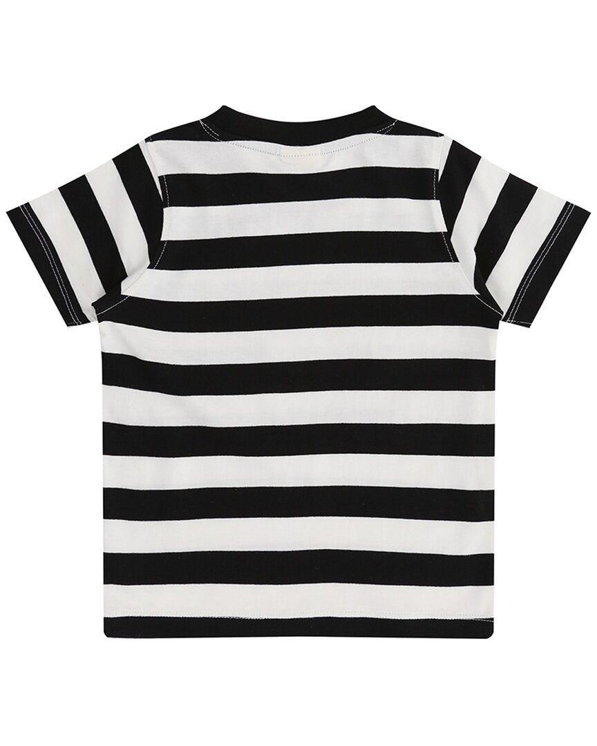 Turtledove London Wide Stripe Sun Embroidery T-Shirt