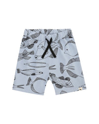 Turtledove London Favourite Fish Print Shorts