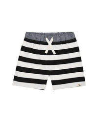 Turtledove London Wide Stripe Shorts