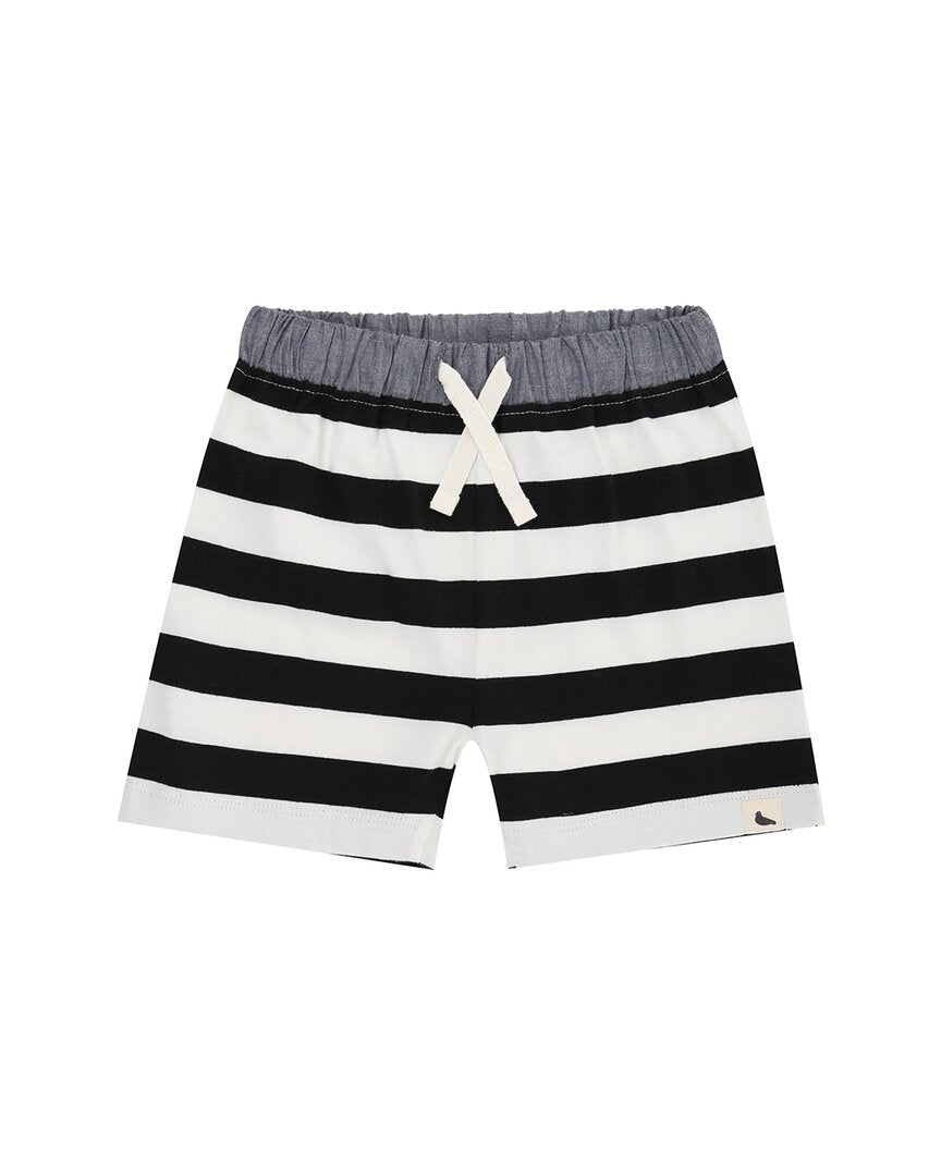Turtledove London Wide Stripe Shorts