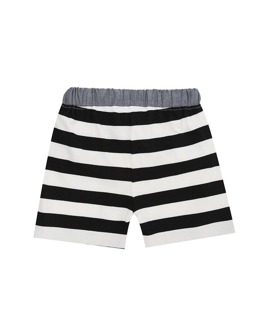 Turtledove London Wide Stripe Shorts