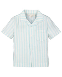 Hope & Henry Camp Shirt Green 3T