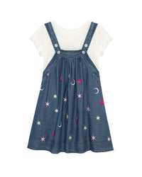 Peek Kids Colorful Galaxy Jumper Set