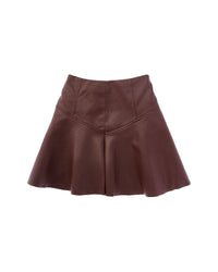 Habitual Faux Leather Skirt