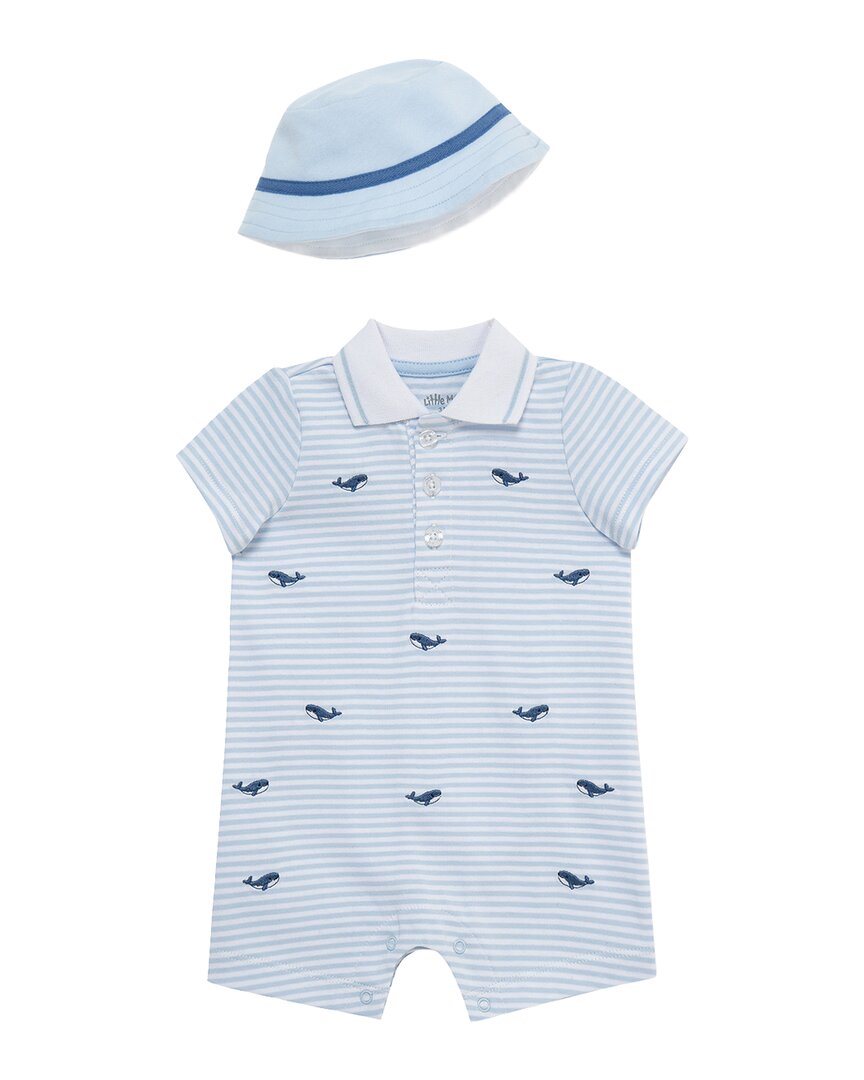 Little Me Whales Romper Hat