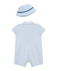 Little Me Whales Romper Hat