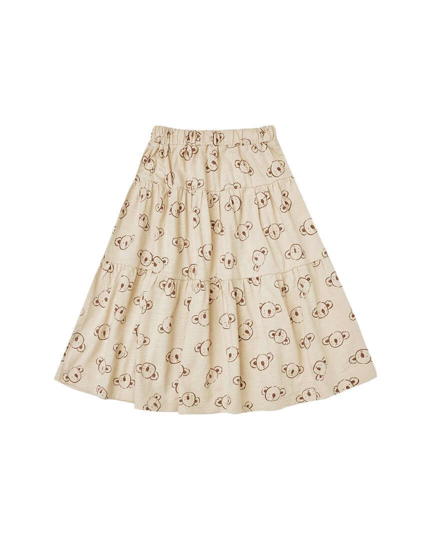 Rylee + Cru Collective Tiered Midi Skirt