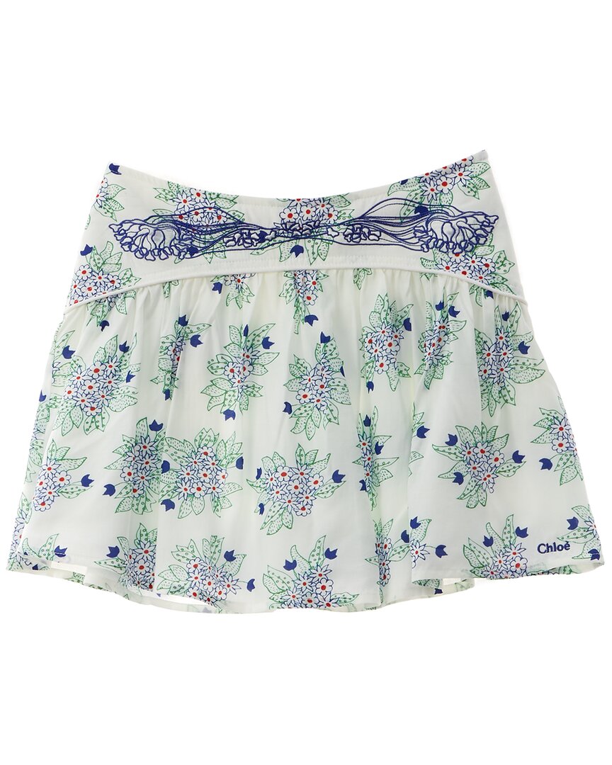 Chloé Chloé Silk-Blend Skirt
