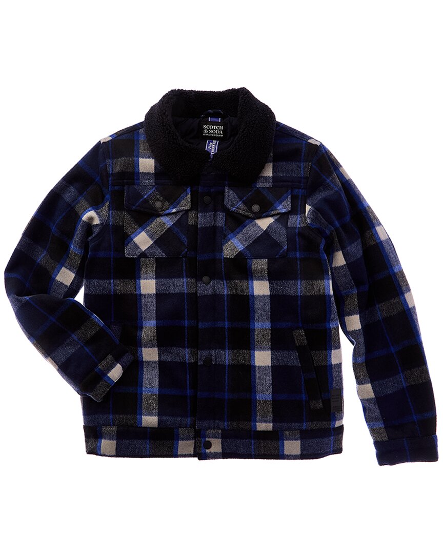 Scotch & Soda Wool-Blend Trucker Jacket