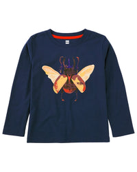 Tea Collection Flying Beetle Graphic T-Shirt