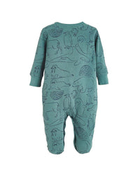 Babycottons Camou Waffle Footie Pajamas
