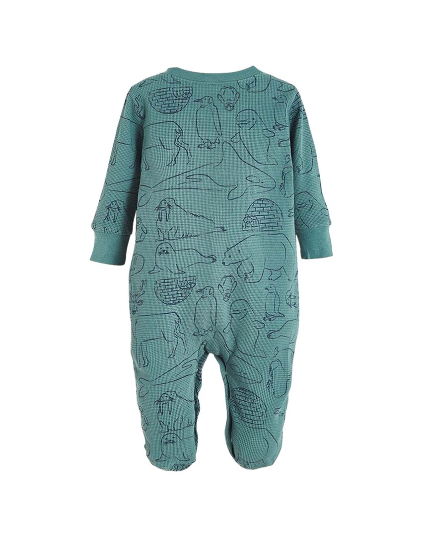 Babycottons Camou Waffle Footie Pajamas
