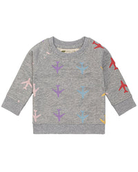 Monica + Andy Printed Crewneck Sweatshirt