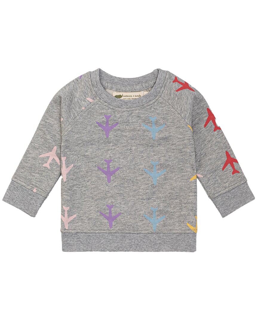 Monica + Andy Printed Crewneck Sweatshirt