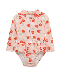 Little Me Cherry One-Piece Rashguard