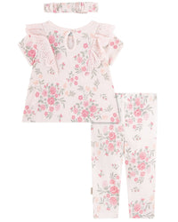 Huggies 3Pc Top, Pant, & Headband Set