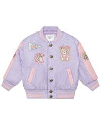 Huxbaby Orchid Hux College Varsity Jacket Orchid