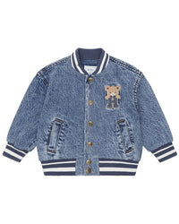 Huxbaby Dreamy Denim Bomber Jacket Denim