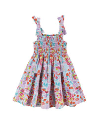 Andy & Evan Layered Cotton Poplin Dress