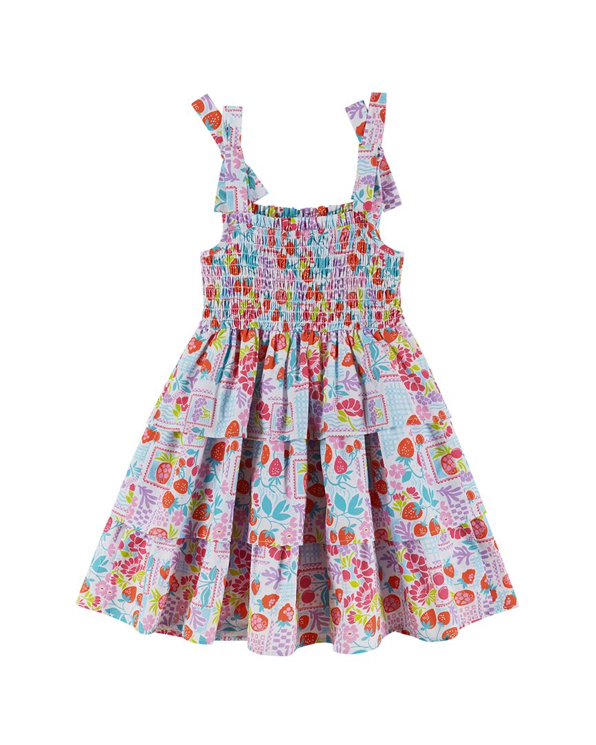 Andy & Evan Layered Cotton Poplin Dress