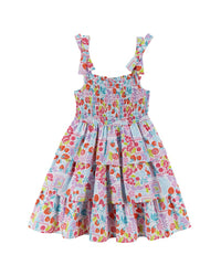 Andy & Evan Layered Cotton Poplin Dress