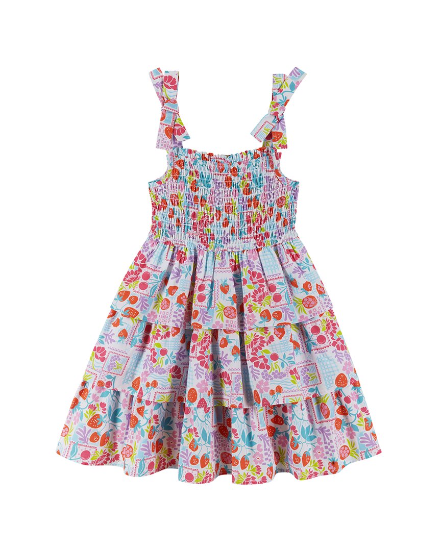 Andy & Evan Layered Cotton Poplin Dress