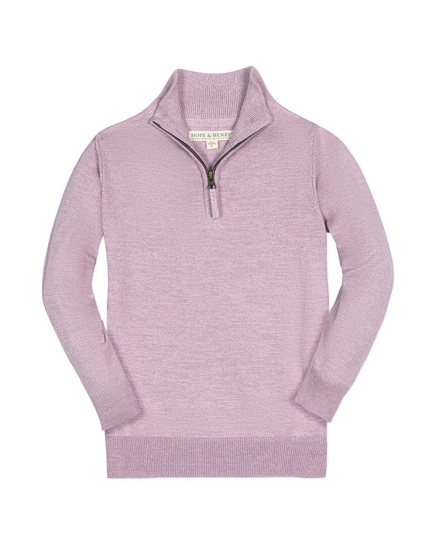 Hope & Henry 1/2-Zip Sweater