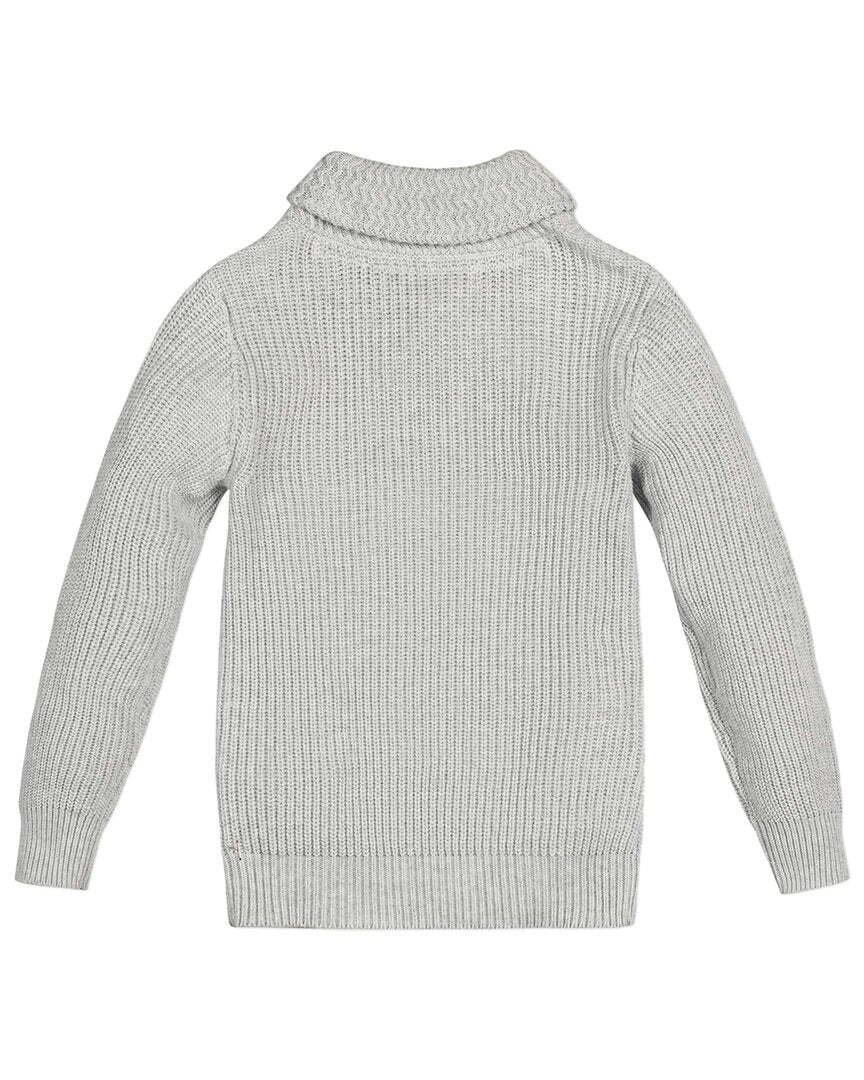 Hope & Henry Shawl Collar Button Sweater