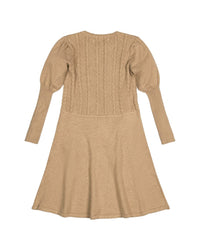Hope & Henry Bubble Sleeve Sweaterdress