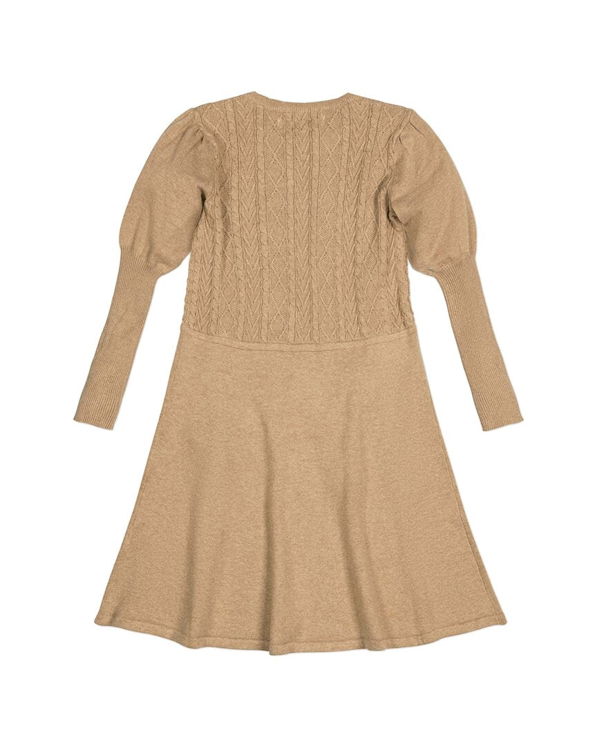 Hope & Henry Bubble Sleeve Sweaterdress