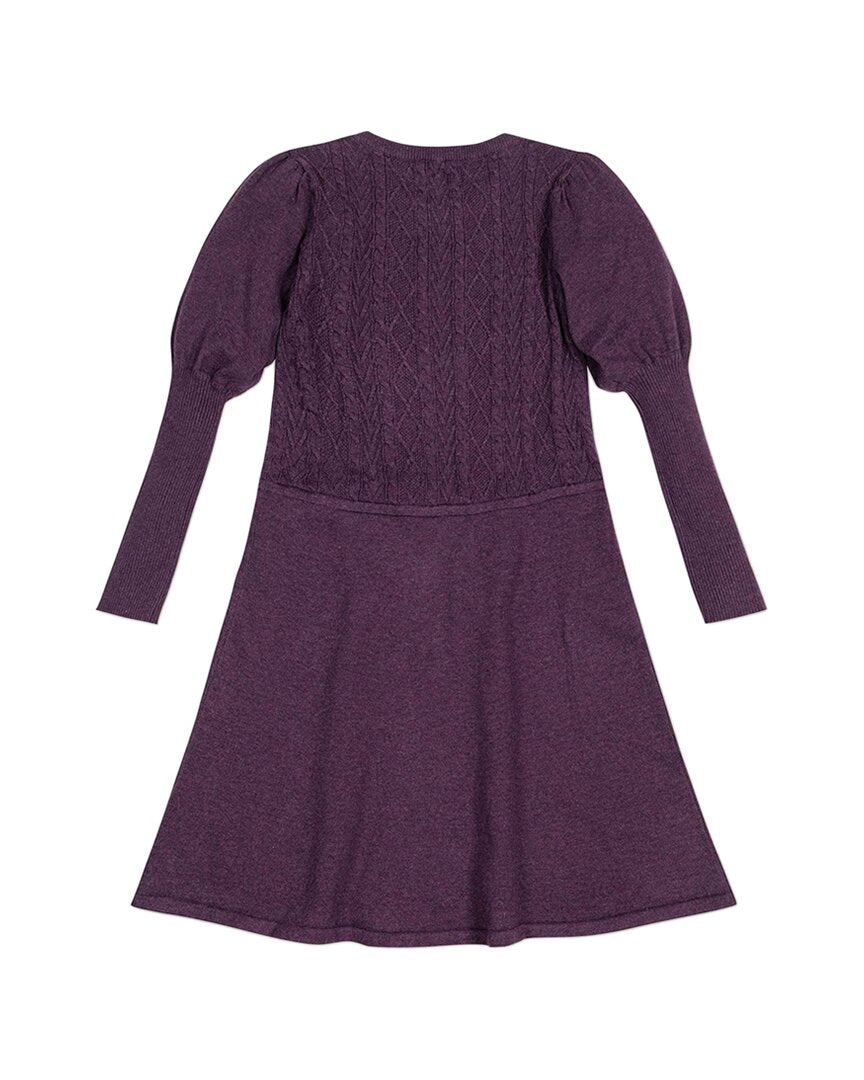 Hope & Henry Bubble Sleeve Sweaterdress