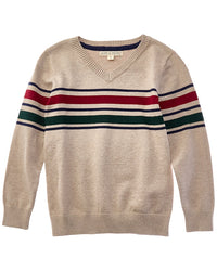 Hope & Henry Fine Gauge V-Neck Sweater