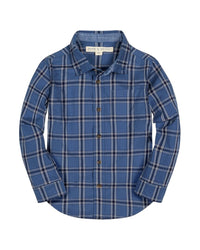 Hope & Henry Single-Pocket Stretch Poplin Shirt