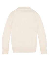 Hope & Henry Rib Knit Mock Neck Sweater