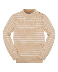 Hope & Henry Rib Knit Mock Neck Sweater