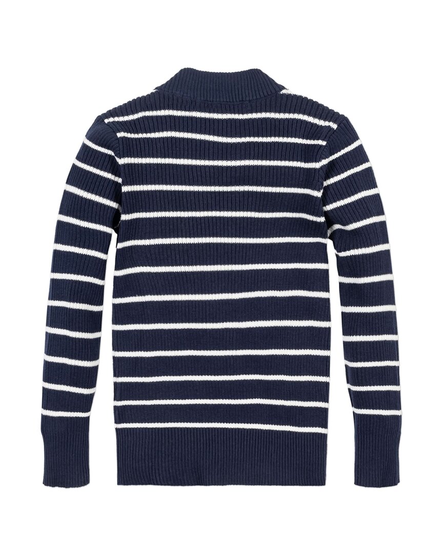 Hope & Henry Rib Knit Mock Neck Sweater