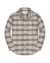 Hope & Henry Single-Pocket Flannel Shirt