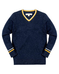 Hope & Henry V-Neck Hoodie Sweater