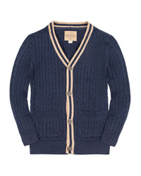 Hope & Henry Cable Grandpa Cardigan