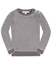 Hope & Henry Birdseye Sweater
