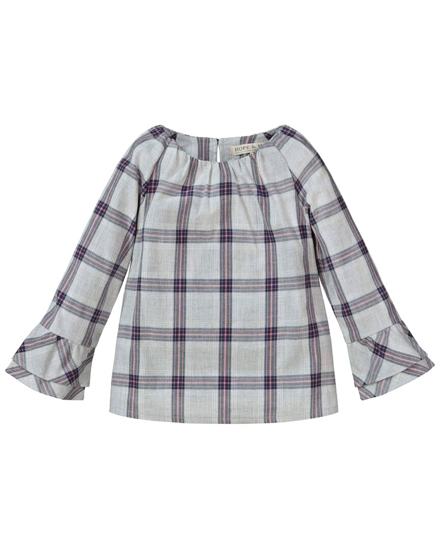 Hope & Henry Ruffle Sleeve Top