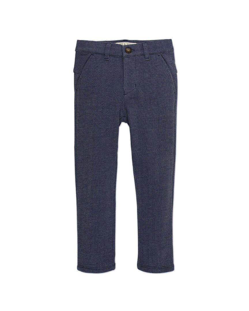 Hope & Henry Fleece Herringbone Pant