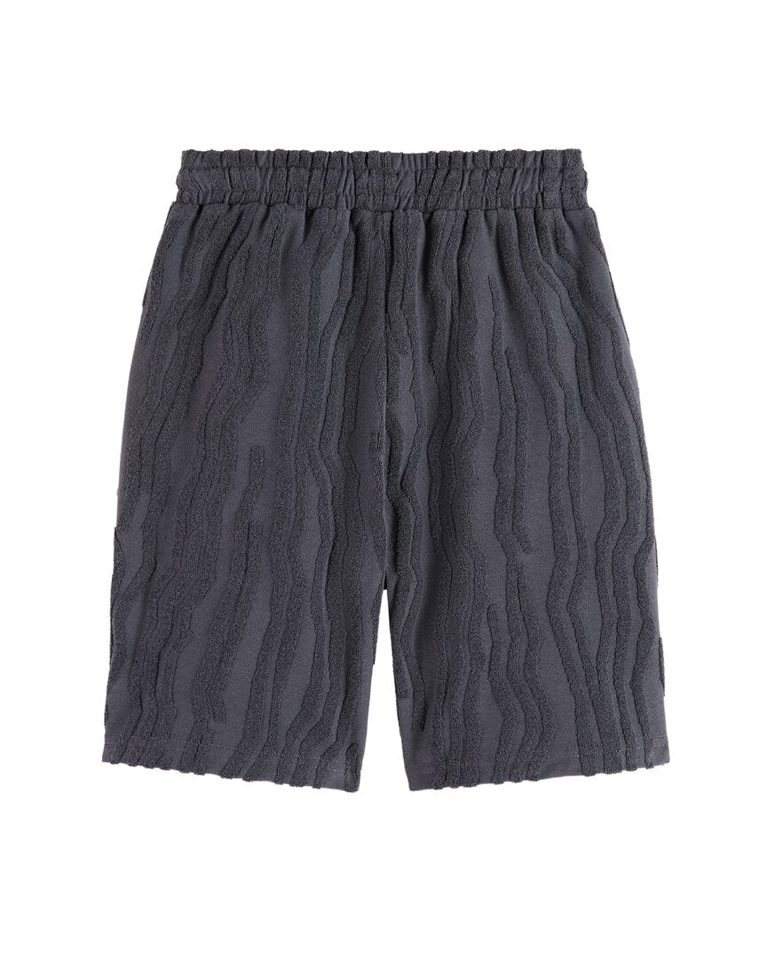 Scotch & Soda Mid-Length Towelling Jacquard Short