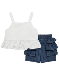 Habitual Habitual Ruffle Short Set