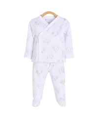 Babycottons Paws Set Cross T-Shirt & Pant Set