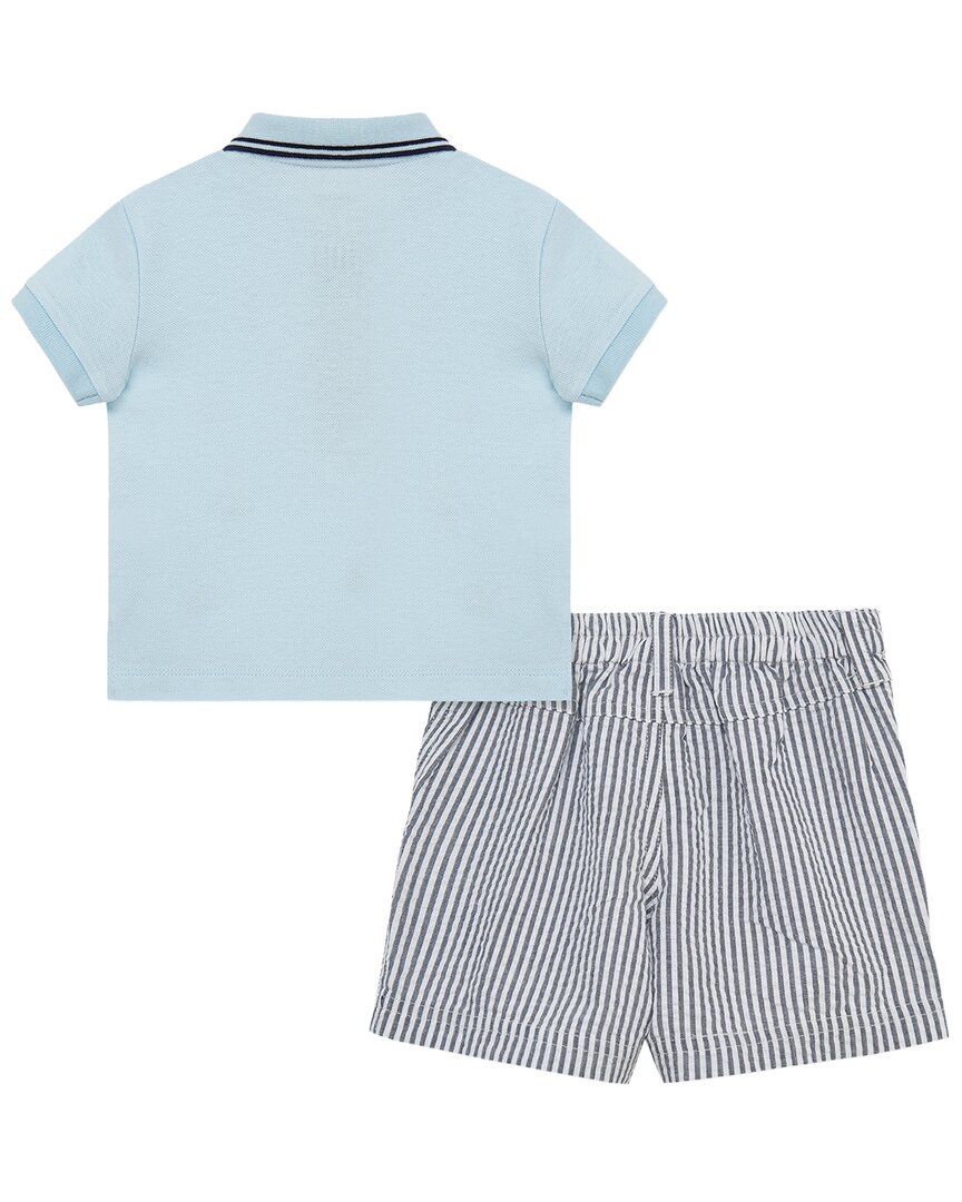Little Me Nautical Polo Short Set