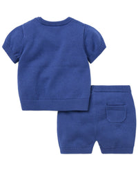 Janie And Jack French Bulldog Sweater Matching Set