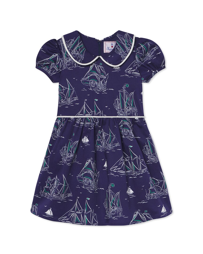 classic prep dress Classic Prep Lobster Smocked Top Dress, Blue Girls Size 12