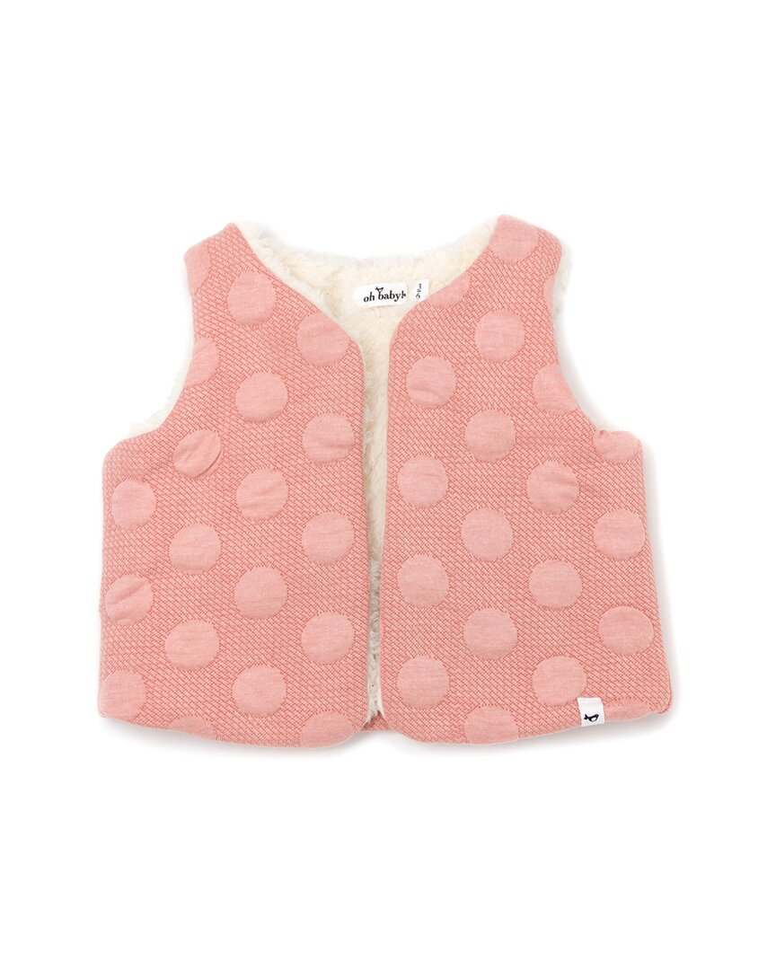 Oh Baby! Pucker Dot Reversible Popover Vest