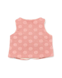 Oh Baby! Pucker Dot Reversible Popover Vest